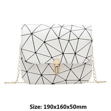 Load image into Gallery viewer, Geometric Print Shoulder Bags for Women 2019 Fashion New PU Leather Messenger Satchel Bag Girls Bolsas Feminina Mujer Sac A Main