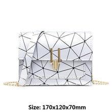 Load image into Gallery viewer, Geometric Print Shoulder Bags for Women 2019 Fashion New PU Leather Messenger Satchel Bag Girls Bolsas Feminina Mujer Sac A Main