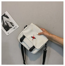 Load image into Gallery viewer, Canvas Handbags for Women Embroidery Planet 2019 Summer New Hasp Creative Cartoon Shoulder Bags Universe Messenger Bags