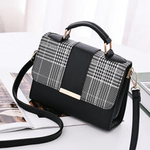 Load image into Gallery viewer, Women Fashion PU Leather Shoulder Small Flap Crossbody Handbags Top Handle Tote  Messenger Bags