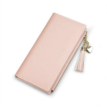 Load image into Gallery viewer, 2019 Tassel Wallet Women Long Cute Wallet Leather Tassel Women Wallets Zipper Portefeuille Female Purse Clutch Cartera Mujer