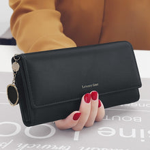 Load image into Gallery viewer, New Fashion Women Wallets Long Style Multi-functional wallet Purse Fresh PU leather Female Clutch Card Holder