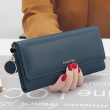 Load image into Gallery viewer, New Fashion Women Wallets Long Style Multi-functional wallet Purse Fresh PU leather Female Clutch Card Holder