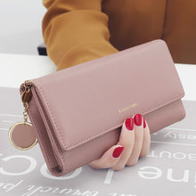 Load image into Gallery viewer, New Fashion Women Wallets Long Style Multi-functional wallet Purse Fresh PU leather Female Clutch Card Holder