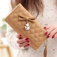 Load image into Gallery viewer, Women Purses Female Tassel Lovely Coin Purse Card Holder Girls Cute Long Clutch Bags For Women 2019 Wallet Women Passport Cover