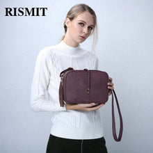 Load image into Gallery viewer, RISMIT 2018 brand casual shoulder bags women small messenger bags ladies retro design handbag with tassel female crossbody bag